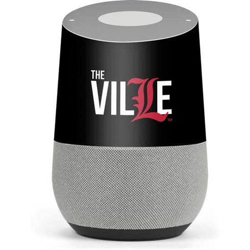 University of Louisville Black Background Google Home Skin
